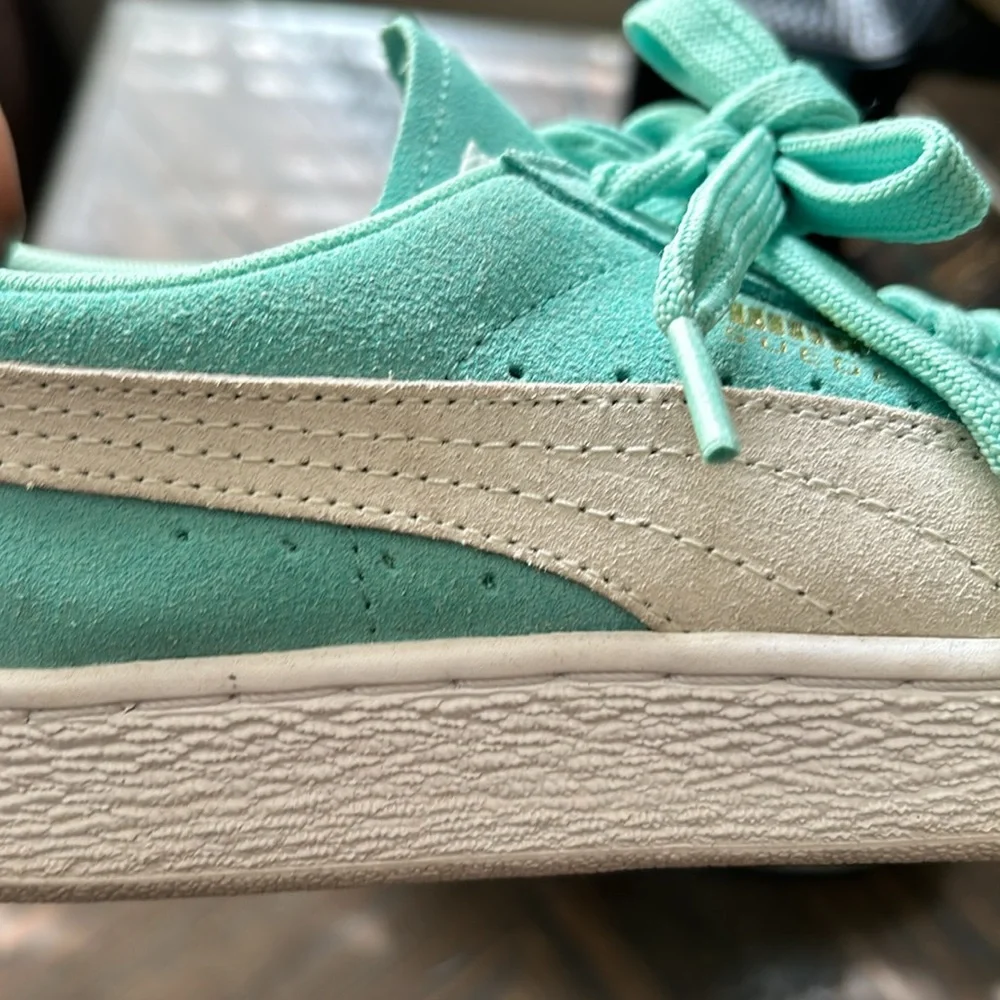 Women Mint/Teal Puma Sneakers - Picture 3 of 11